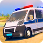 Policía camioneta - Policía Autobús Juegos 2020