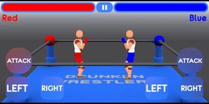 Скриншот 3 APK-версии Drunken Wrestlers Remake