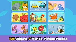 Toddler Puzzles for Kids - Baby Learning Games App ảnh màn hình apk 