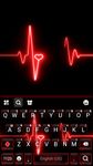 Tangkap skrin apk  Neon Red Heartbeat keyboard 4