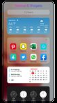 Gambar OS14 Launcher, Control Center, App Library i OS14 3