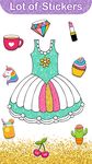 Tangkapan layar apk Glitter Dress Colouring Pages for Girls 10