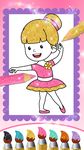 Captură de ecran Glitter Dress Colouring Pages for Girls apk 14