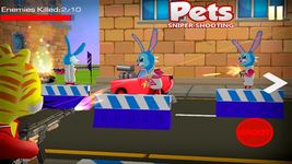 Screenshot 2 di Shooting Pets Sniper - 3D Pixel Gun games for Kids apk