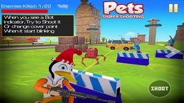 Screenshot 3 di Shooting Pets Sniper - 3D Pixel Gun games for Kids apk