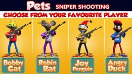 Shooting Pets Sniper - 3D Pixel Gun games for Kids ảnh màn hình apk 4