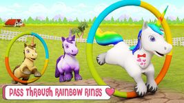 Tangkapan layar apk Baby Unicorn Wild Life: Pony Horse Simulator Games 4