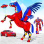Flying Horse Robot Car: Super Car Robot Games APK