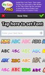 Captura de tela do apk PicSay Pro Font Pack - A 