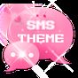Pink Sevimli Tatlı Tema GO SMS Simgesi