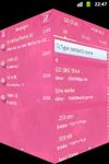 Pink süßes Thema GO SMS Screenshot APK 1