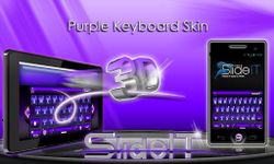 SlideIT Purple 3D Skin ảnh số 1