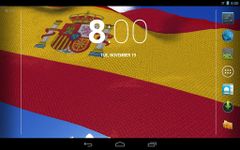 Captura de tela do apk 3D Spain Flag Live Wallpaper 