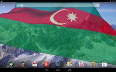 Скриншот  APK-версии 3D Azerbaijan Flag LWP