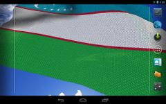 3D Uzbekistan Flag LWP ekran görüntüsü APK 1