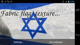 Tangkapan layar apk 3D Israel Flag Live Wallpaper 4