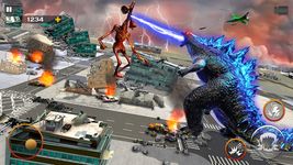 Captură de ecran Monstru Lovitura Oraș - Godzilla vs. Sirenă Cap apk 1