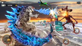 Captură de ecran Monstru Lovitura Oraș - Godzilla vs. Sirenă Cap apk 10