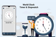 Relógio mundial, despertador e cronômetro ekran görüntüsü APK 