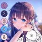 Painting Book-Coloring by number,relax games アイコン