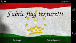 Скриншот 2 APK-версии 3D Tajikistan Flag LWP