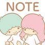 Bloco de notas : Memo Pad Little Twin Stars