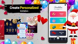 Скриншот 1 APK-версии Party Invitation Cards Maker