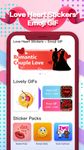 Love Heart Stickers - Emoji GIF στιγμιότυπο apk 