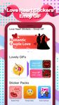 Screenshot  di Love Heart Stickers - Emoji GIF apk