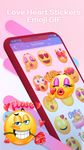 Screenshot 2 di Love Heart Stickers - Emoji GIF apk