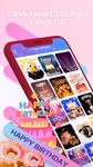 Tangkapan layar apk Love Heart Stickers - Emoji GIF 3