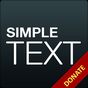 Simple Text Donate&#x2F;Pro Key アイコン