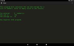 Captura de tela do apk BASIC Programming Compiler 9