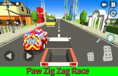 Traffic Paw Rescue Racing Adventure Game image 1