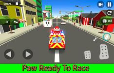 Traffic Paw Rescue Racing Adventure Game image 2