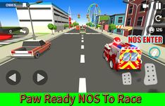 Traffic Paw Rescue Racing Adventure Game image 3