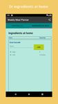 Wekelijkse Maaltijdplanner screenshot APK 6
