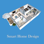 Icono de Design de casa inteligente | Planta baixa 3D