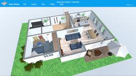 Design de casa inteligente | Planta baixa 3D captura de pantalla apk 16