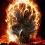 Skull In Flame Live Wallpaper apk icon