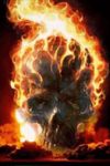 Imagem 2 do Skull In Flame Live Wallpaper