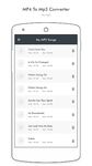 Tangkap skrin apk MP4 to MP3 Converter 5