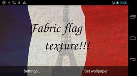 3D France Flag Live Wallpaper screenshot apk 4