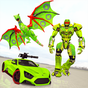 Ikon Dragon Robot Transform: Formula Car Robot Games