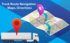 Truck Route Navigation - Maps, Directions screenshot apk 