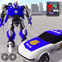 US Police robot car transform APK