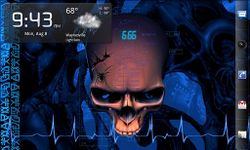 Captura de tela do apk Biomechanical Skull Wallpaper 2