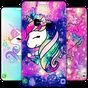 ? Rainbow Unicorn Glitter Wallpaper 4K [UHD] apk icon