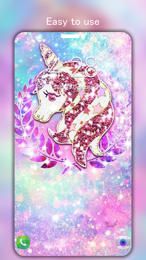 Sfondo glitter unicorno arcobaleno 4K [UHD] APK - download gratis