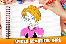 spider boy coloring Super hero image 